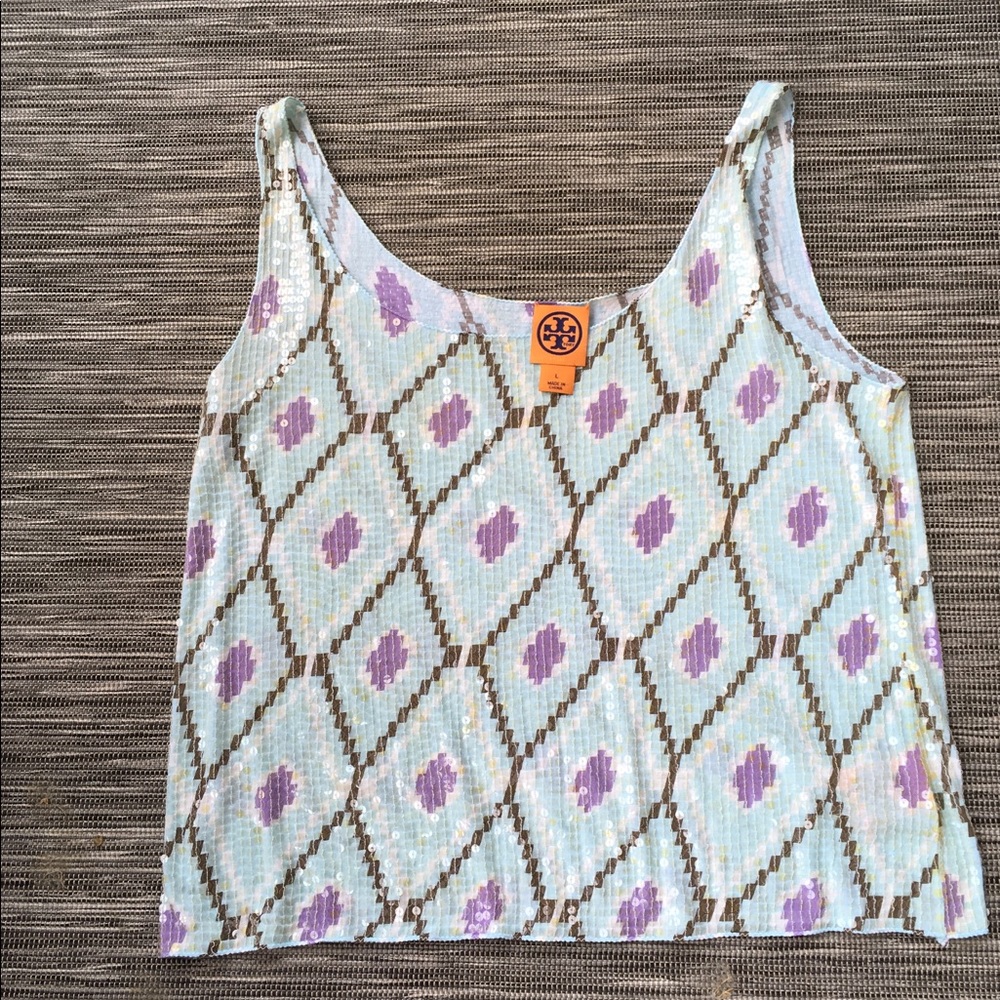 Tory sequined tank